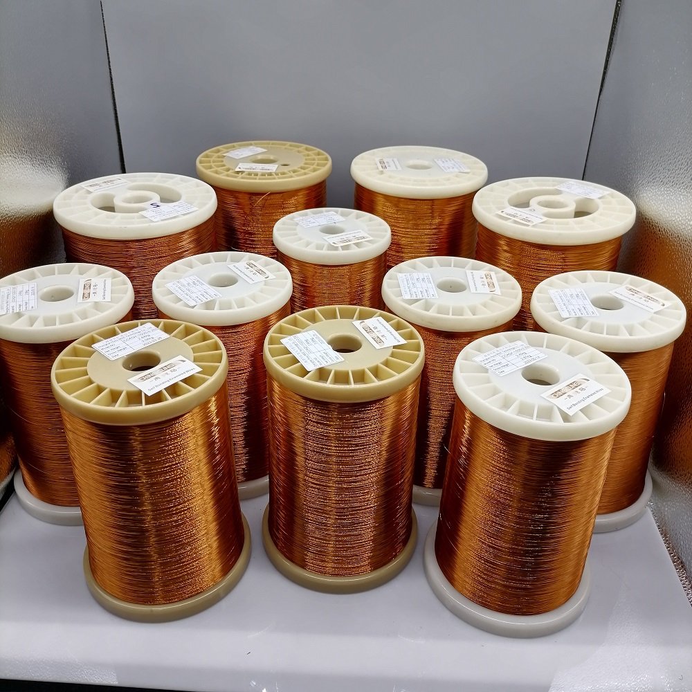 CCAQY-240, High Temperature Resistant Enameled Copper Clad Aluminum Round Wires of Class 240, Aromatic Polyimide Enamelled CCA Wires - Image 2