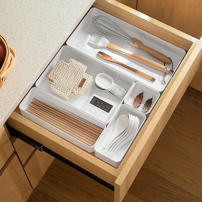 Desktop Storage Box - Multi-purpose Organizer for Efficient Desk Tidying and Small Items Sorting - Image 5