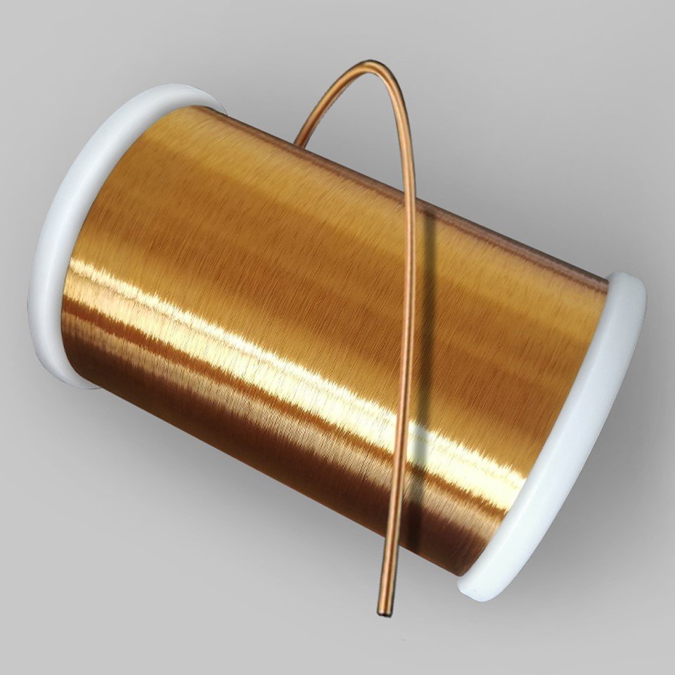 EISVW-180, Polyesterimide Enameled Copper Round Wires of Class 180, Alcohol Soluble Self-bonding Enamelled Wires for Voice Coils