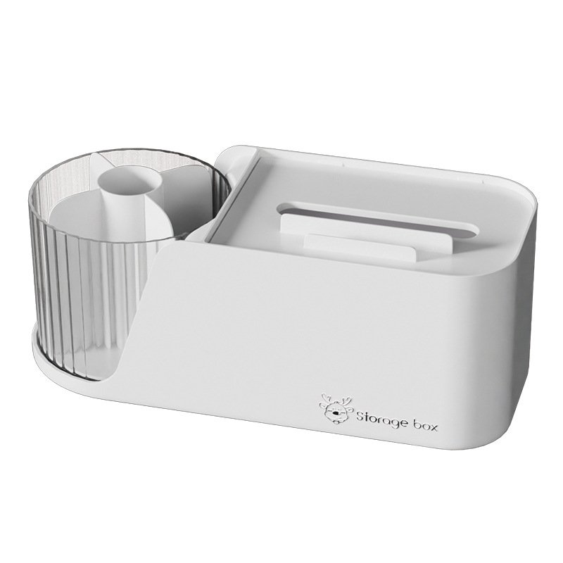 Desktop Tissue Box for Home, Living Room Napkin Holder, Dining Table Coffee Table Remote Control Storage, Simple Wall-mounted Design - Image 5