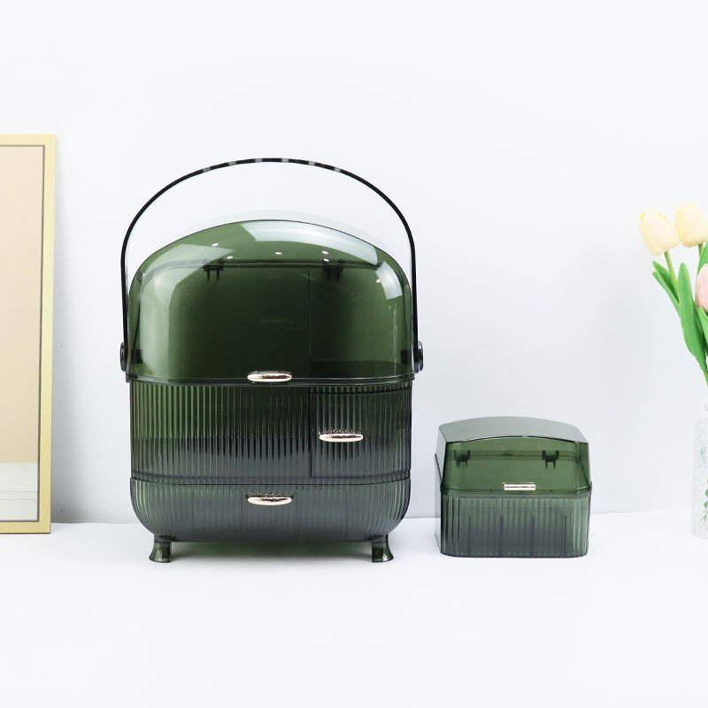 Modern Minimalist Luxe Cosmetic & Skincare Storage Box – Bedroom Organizer & Lipstick Display Stand - Image 2