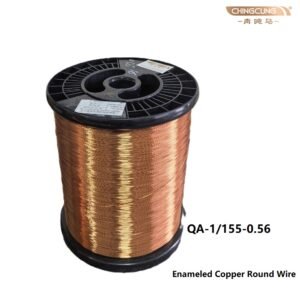 QA-155 Ultra-Fine Enameled Copper Round Wire – Class 155, Solderable Directly, Polyurethane (UEW)